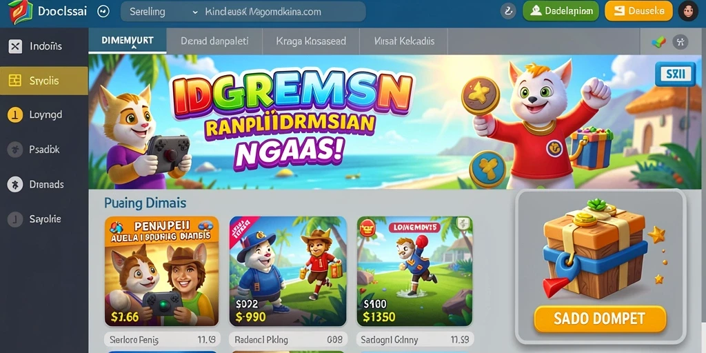 Tampilan antarmuka CEMARA777 yang menarik dan modern.