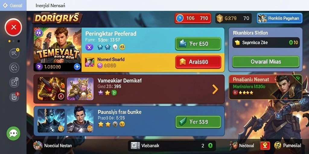 Tampilan permainan slot yang menarik dan interaktif.