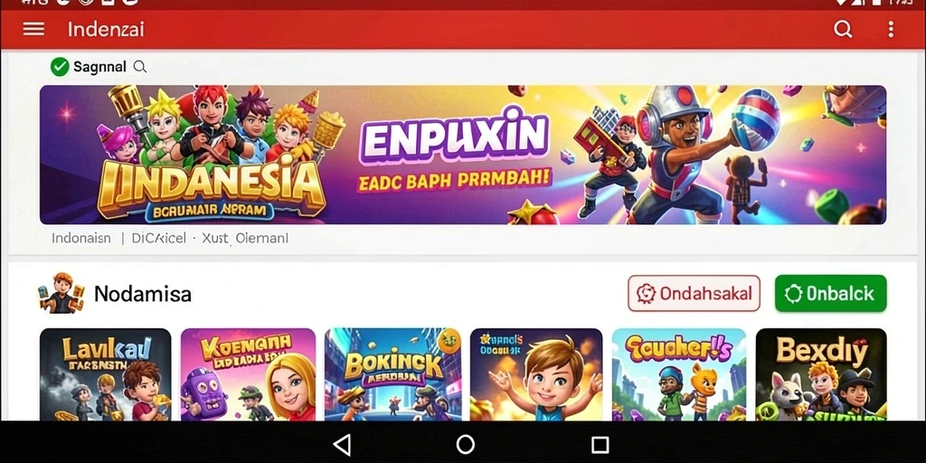 Tampilan antarmuka yang modern dan menarik.