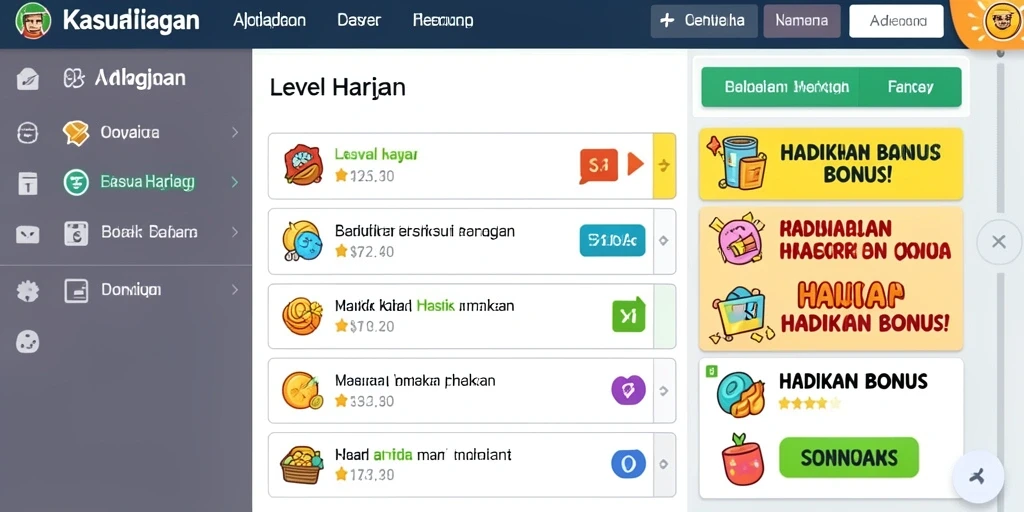 Tampilan antarmuka pengguna yang mudah digunakan.