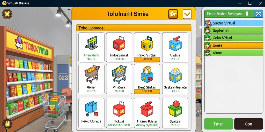 Tangkapan layar menampilkan grafis yang menakjubkan dan karakter utama.