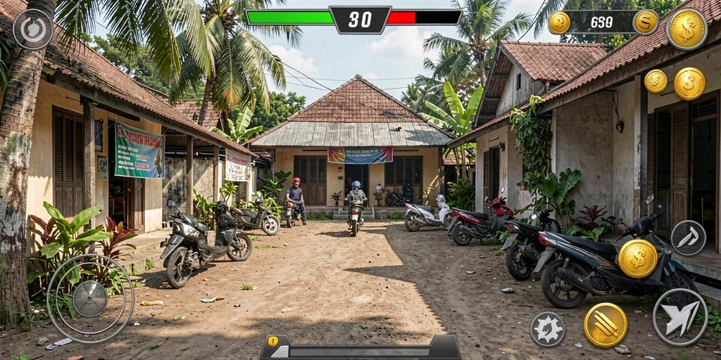 Tampilan grafis yang menawan dan penuh warna.