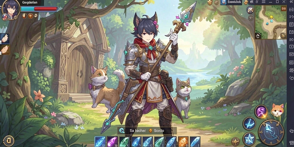 Tangkapan layar dari gameplay yang mendebarkan.