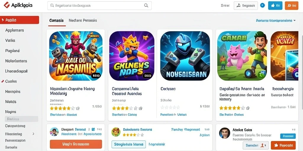 Tangkapan layar menunjukkan tampilan awal aplikasi TENTOTO.