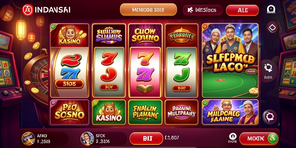 Gambaran permainan roulette yang menegangkan.